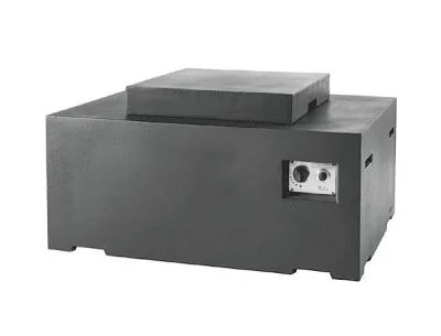 Happy Cocooning Deckel für großen Feuertisch rechteckig & quadratisch grau