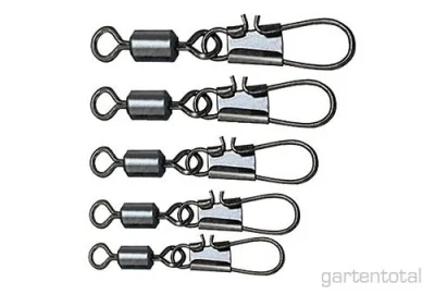 DAM Wirbel 10 kg Tragkraft Angelwirbel Stahl Brüniert