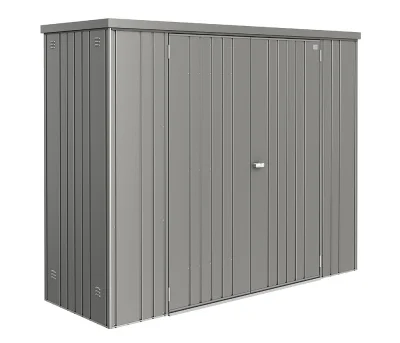 Biohort Geräteschrank 230 Aufbewahrungsschrank 227x83x182,5cm Quarzgrau-Metallic