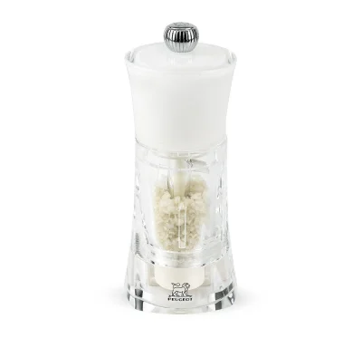 Peugeot Molene Meersalzmühle Acryl Weiss 14cm