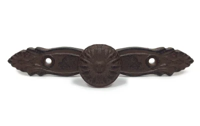 Schubladengriff Rustikal Griff Knauf Möbelgriff Gusseisen Antik-Braun 15,5cm