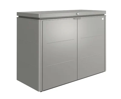 Biohort Highboard 160 Aufbewahrungsbox 160x70x118cm Quarzgrau-Metallic