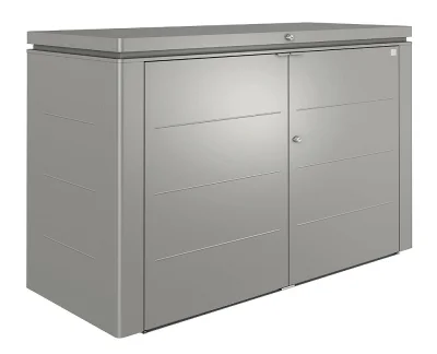 Biohort Highboard 200 Aufbewahrungsbox 200x84x127cm Quarzgrau-Metallic