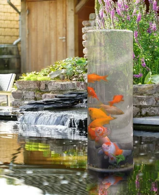Ubbink FishTower 50 Fischsäule Fischturm Acryl H 50cm + Sockel