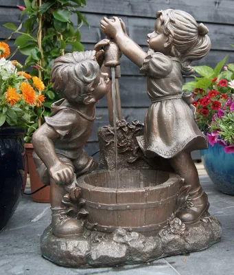 Ubbink AcquaArte Memphis Gartenbrunnen Set Springbrunnen