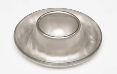 G.F. Heim Söhne Eierbecher Acrylglas Perlmutt Optik Silber