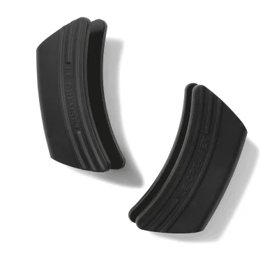 Le Creuset Silikon Griffschutz 2er-Set Schwarz