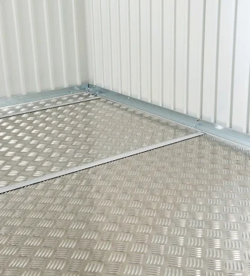 Biohort Alu-Bodenplatte Riffelblech für Geräteschrank 150 - 141,5x69,5cm