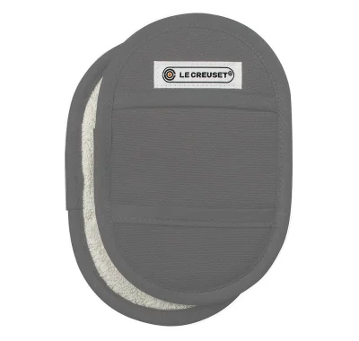 Le Creuset Topf-Griffschutz 2-Stück Textil Flint Grau
