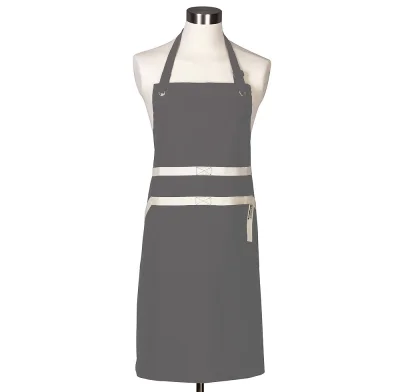 Le Creuset Küchen-Schürze Textil Flint Grau