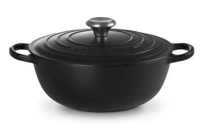 Le Creuset La Marmite Signature Familientopf Gusseisen Schwarz 26cm
