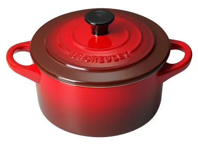 Le Creuset Mini Cocotte Steinzeug Kirschrot 10X5cm