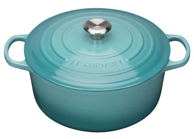 Le Creuset Bräter Signature Rund Gusseisen Karibik 24cm