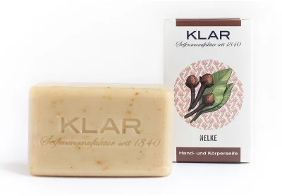 KLAR Seife Nelke Nelkenseife (palmölfrei) Hand- und Körperseife 100g