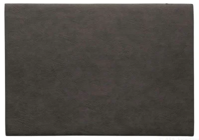 ASA Selection Tischset Mushroom Vintage matt Leder-Optik Platzset Grau