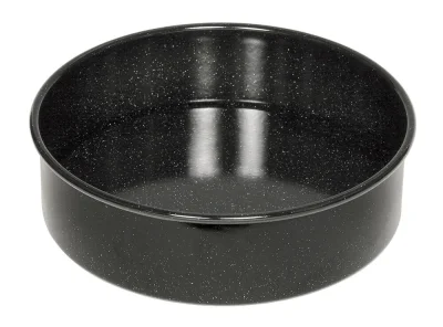 Riess Tortenform Emaille Schwarz 26cm