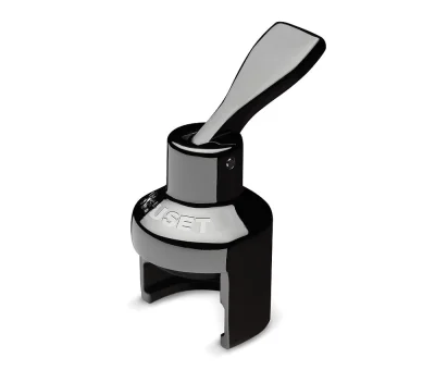 Le Creuset SW-101 Sekt-Verschluss Black Metal