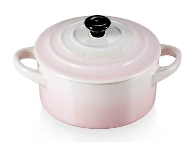 Le Creuset Mini Cocotte Steinzeug Shell Pink 10X5cm