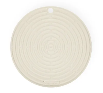 Le Creuset Topflappen Rund Silikon Meringue