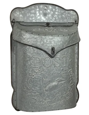 Briefkasten POST Zink Postkasten mit Brieftaube Vintage Landhausstil