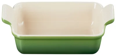 Le Creuset Auflaufform Tradition Steinzeug Bamboo Green 32 cm