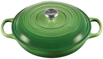 Le Creuset Gourmet-Profitopf Signature Gusseisen Bamboo Green 30cm