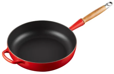Le Creuset Sautepfanne Signature Gusseisen Holzgriff Kirschrot 28cm