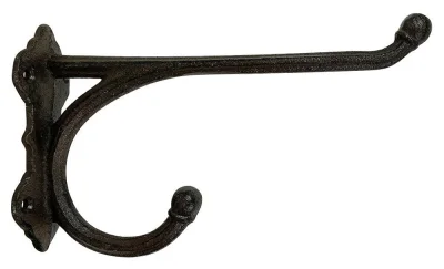 Wandhalterung für Blumenampel Blumentopf Gusseisen Braun Wandhaken Vintage