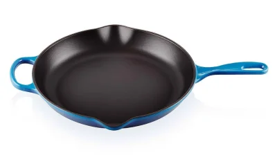 Le Creuset Brat- und Servierpfanne Gusseisen Azure Blau 23 cm