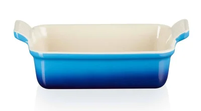 Le Creuset Auflaufform Tradition Steinzeug Azure Blau 26 cm