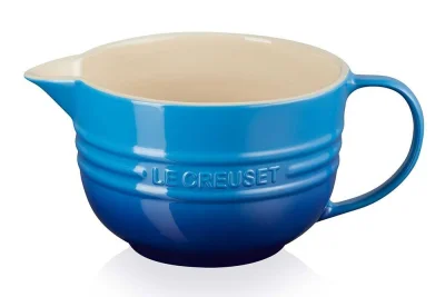 Le Creuset Rührschüssel mit Henkel Steinzeug Azure Blau