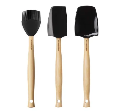 Le Creuset Kochkellen-Set 3-tlg. Craft Schwarz