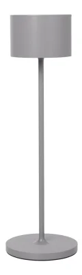 blomus Tischleuchte FAROL kabellos dimmbar LED Akku Outdoor Satellite grau
