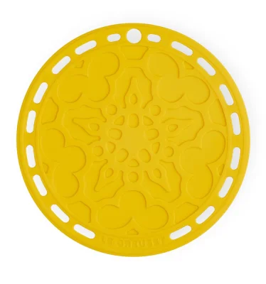 Le Creuset Silikon Untersetzer Tradition Rund Nectar Gelb 20cm