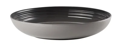 Le Creuset Suppenteller Steinzeug Flint Grau 22cm