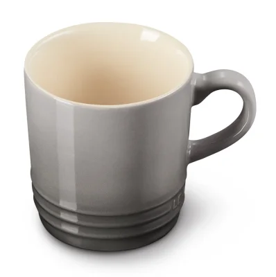 Le Creuset Tasse Becher Steinzeug Flint Grau 350 ml