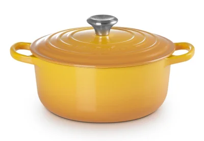 Le Creuset Bräter Signature Rund Gusseisen Nectar Gelb 26 cm