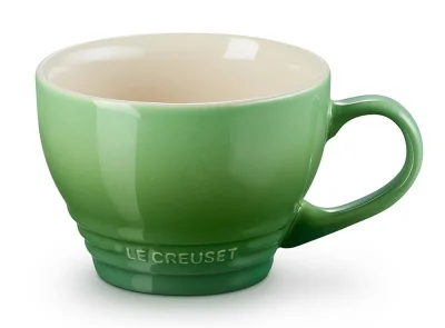 Le Creuset Cappuccino Tasse Steinzeug Bamboo Green 400ml