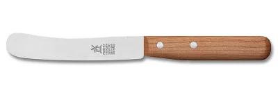 Windmühlenmesser Frühstücksmesser Buckels Kirschholz Rostfrei 118mm Klingenlänge