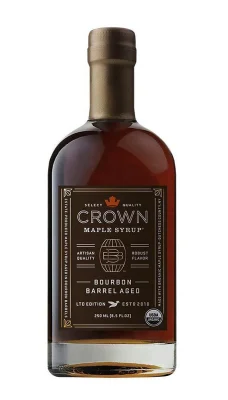 Crown Maple Syrup Bourbon Barrel Aged BIO Ahornsirup 250 ml