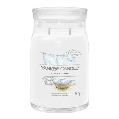 Yankee Candle Duftkerze Signature Clean Cotton 567 g