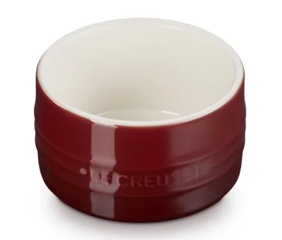Le Creuset Stapelbares Förmchen Garnet (Rhone) Bordeaux-Rot 8cm