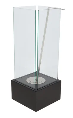 Esschert Design Bodenfeuer Bio-Ethanol Bodenkamin quadratisch Anthrazit 65cm