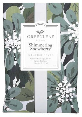 Greenleaf Duft Sachet - Shimmering Snowberry - Weihnachtsduft Duftsäckchen Large