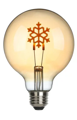 Sompex Schneeflocke LED Filament Leuchtmittel E27 2000 K