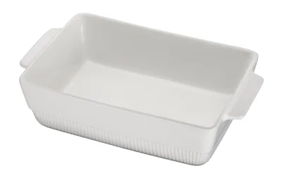 Spring Auflaufform CHALET Rechteckig Keramik Weiß 35 x 21 cm