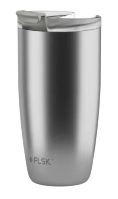 FLSK CUP Kaffeebecher Stainless STNLS Coffee to go-Becher Edelstahl 500 ml