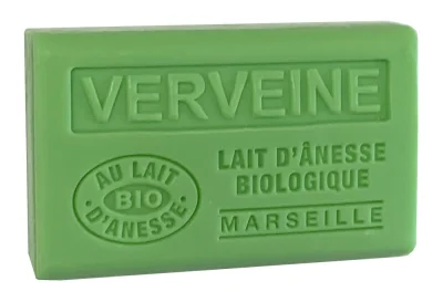 Provence Gästeseife Verveine (Zitronenverbene) Bio Eselsmilch Duftseife 60g