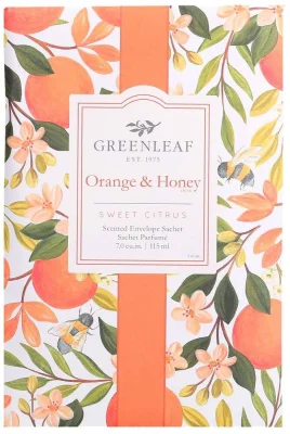 Greenleaf Duft Sachet Orange & Honey (Orange & Honig) Duftsäckchen Large