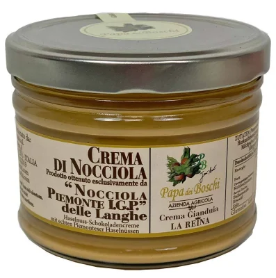 Papa dei Boschi Gianduja Creme La Reina Haselnusscreme Piemont 500 g